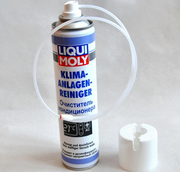 Описание пенного очистителя кондиционера автомобиля Step Up (SP5152), Liqui Moly и Plak