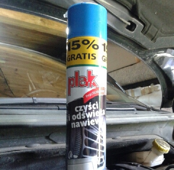 Описание пенного очистителя кондиционера автомобиля Step Up (SP5152), Liqui Moly и Plak