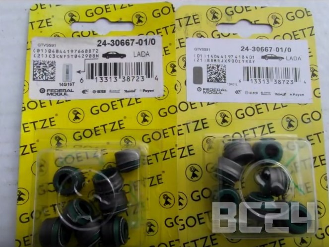 Подделка сальники клапанов GOETZE - как отличить?