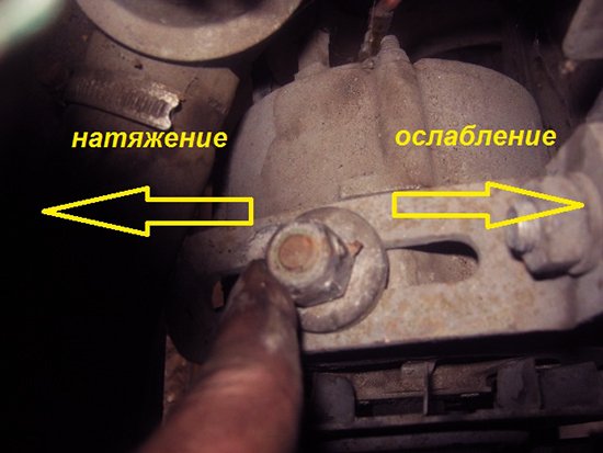 Секреты и правила натяжки ремня генератора