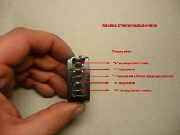 Подключение кнопки стеклоподъемника своими руками