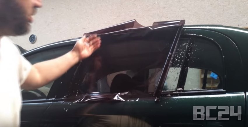 Как затонировать автомобиль своими руками с фото и видео
