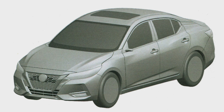 Новый седан Nissan Sentra запатентовали в РФ