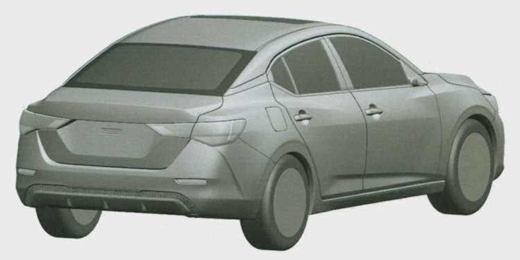 Новый седан Nissan Sentra запатентовали в РФ