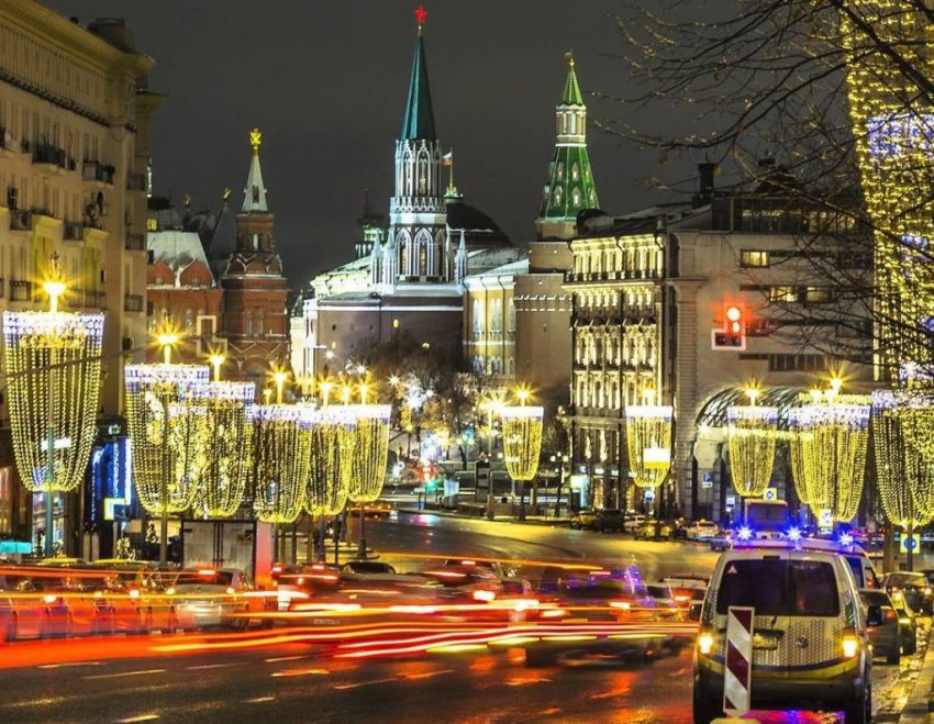 Какие улицы Москвы перекроют на новогодние праздники?