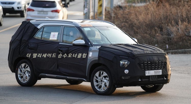 Так будет выглядеть семиместная Creta: Hyundai уже тестирует удлиненную версию