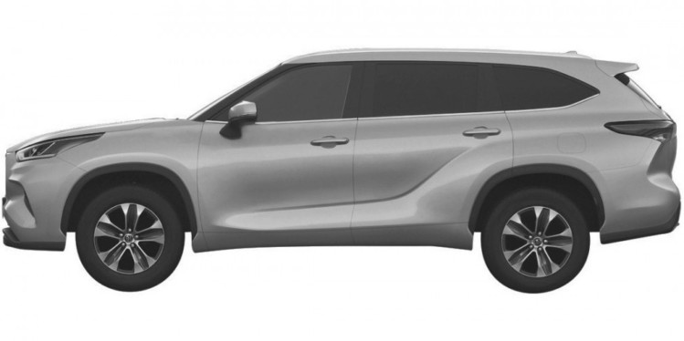 Toyota получила российский патент на новый Highlander