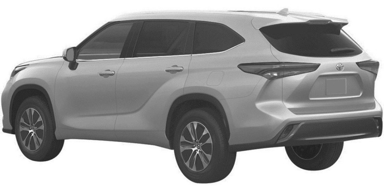 Toyota получила российский патент на новый Highlander