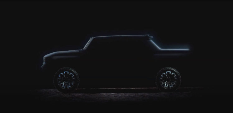 Новый электрический Hummer показали на видео