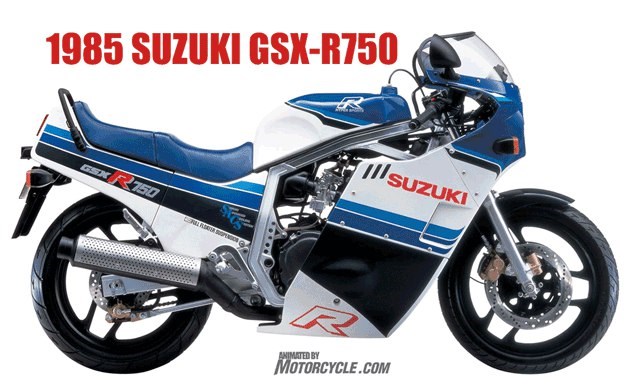 Перья на Suzuki Gsx r 750 k4 © Gsx-r750 1985 редактировать