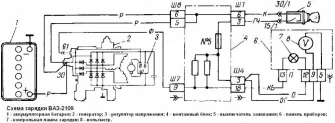 Горит Лампа Генератора Ваз 2109 Причины – Вариант второй