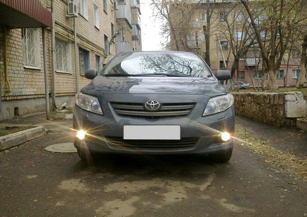 На Тойоте Королле не Горят Противотуманки… Установка противотуманных фар