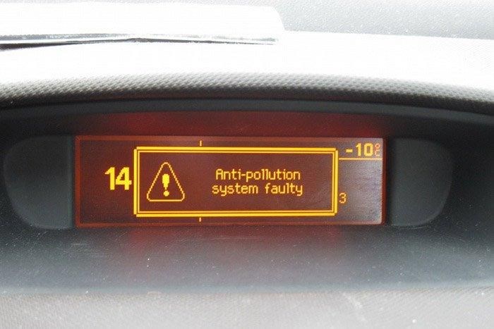 Depollution System Faulty Пежо 308 Перевод. Диагностика машины
