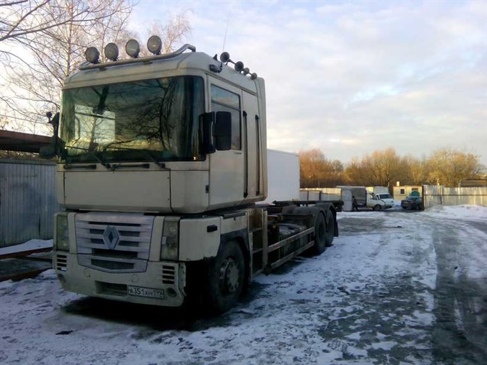 Ошибки Рено Магнум 480 e Tech на Панели. Местонахождение блока арм